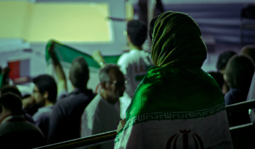 female iranian fan