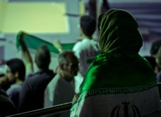 female iranian fan